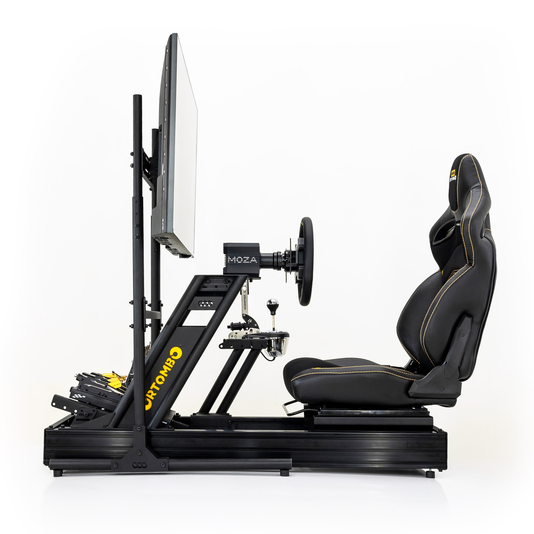 Ortombo Gtr S-Line 2Racing Simulator With Screen Holder